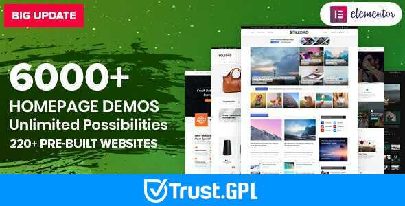 Soledad Theme v8.6.6 – Multi-Concept Blog Magazine Websites