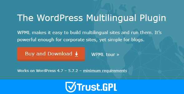 WPML WordPress CMS Multilingual v4.7.6 – WordPress Plugin