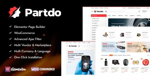 Partdo Theme v1.3.7 – Auto Parts and Tools Shop WooCommerce Theme